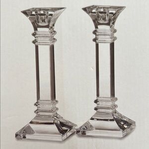 Elegant Crystal Candle Holders